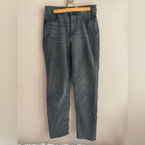 Black Mom Jeans Long Length